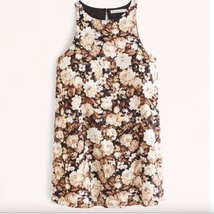 Abercrombie & Fitch Floral Dress - Black and Brown